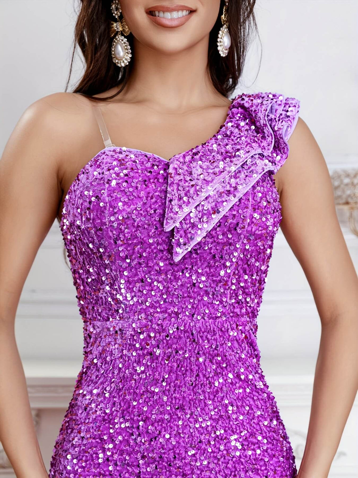 Sequined Sparkly Pageant Dress Flowering Girl