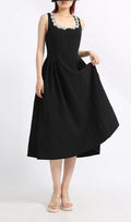 Eylül Black Diamond Midi Dress Flowering Girl