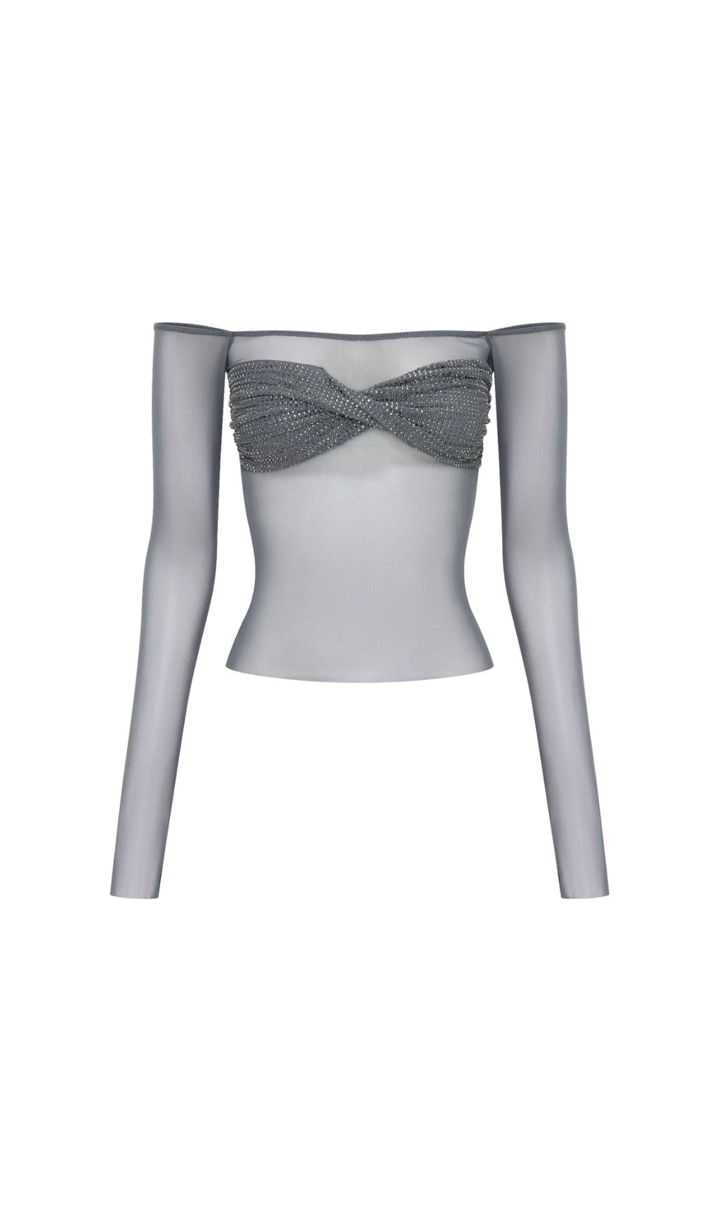 Edmundo Diamante Mesh Top Flowering Girl