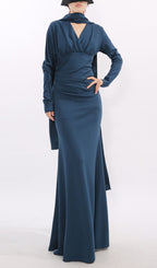 Jaana Long Sleeve Maxi Dress Flowering Girl