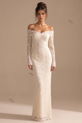 Cream Floral Lace Sheath Dress Flowering Girl