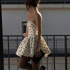 Lumi Strapless Mini Dress Flowering Girl