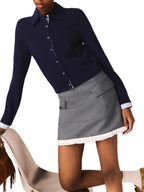 A-Line Poplin Skirt Flowering Girl