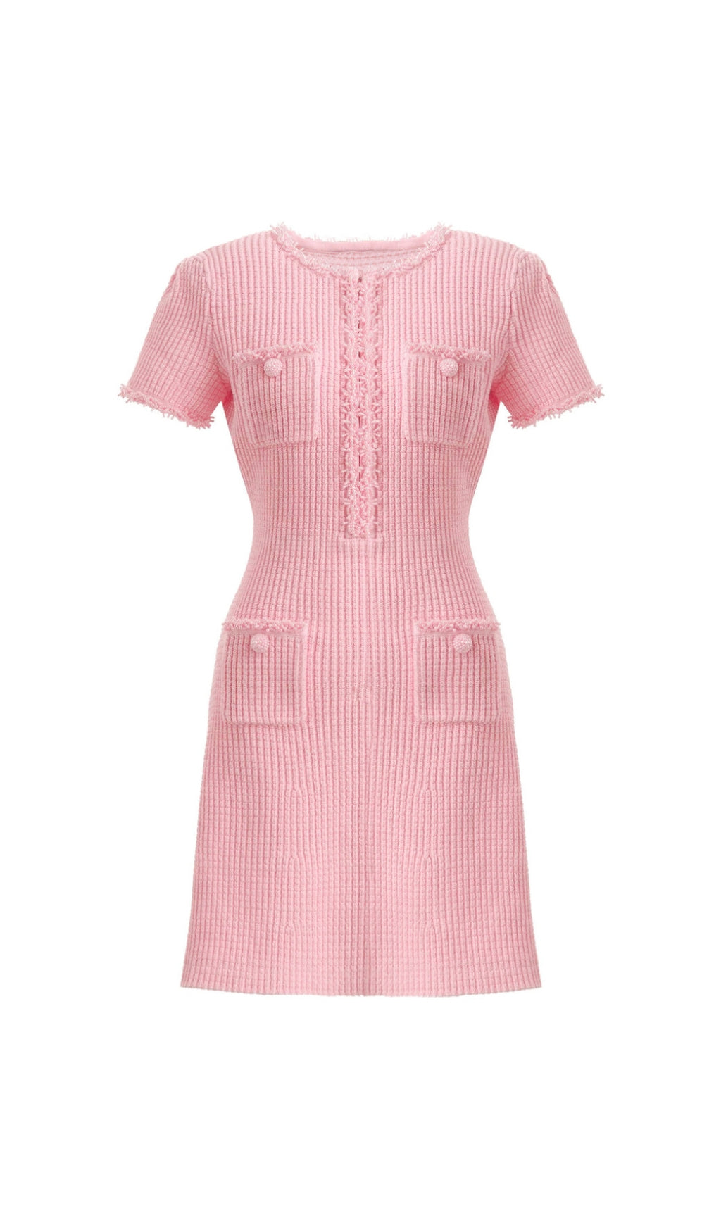 Emme Beaded Knit Mini Dress Flowering Girl