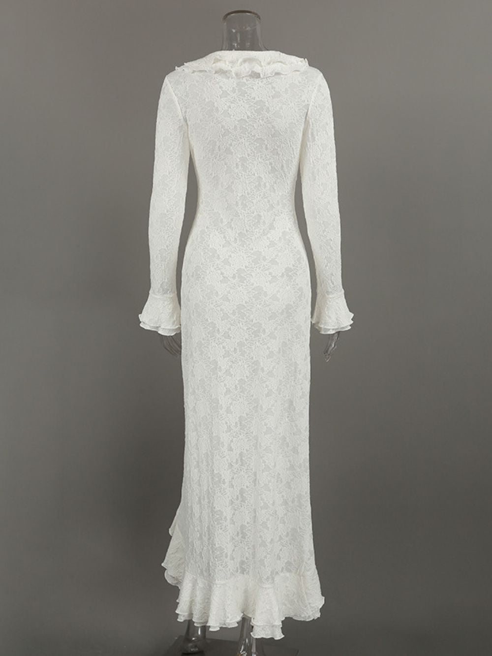 Queena Long-Sleeved Maxi Dress Flowering Girl