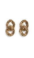 Tyora Circle Crystal Earrings Flowering Girl