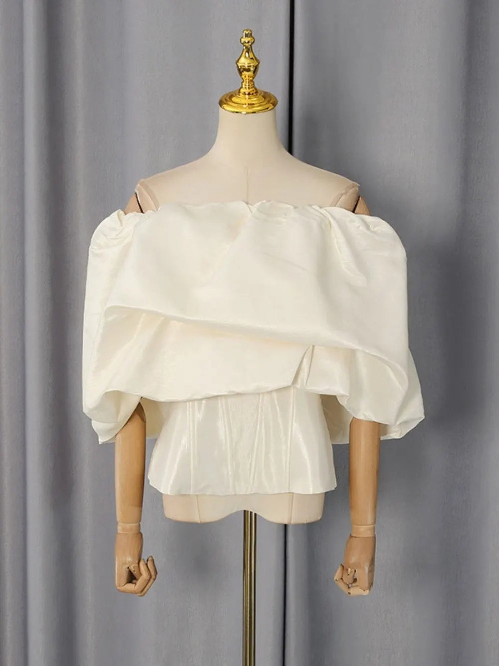 Mattie Off-Shoulder Corset Top Flowering Girl