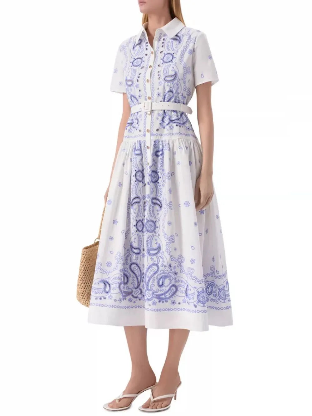 Medea Printed Midi Dress Flowering Girl