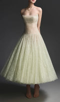 Estevan Mint Lace Midi Dress Flowering Girl