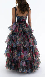 Eabha Floral Printed Maxi Dress Flowering Girl