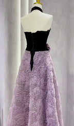 Elanie Strapless Flower Maxi Dress Flowering Girl
