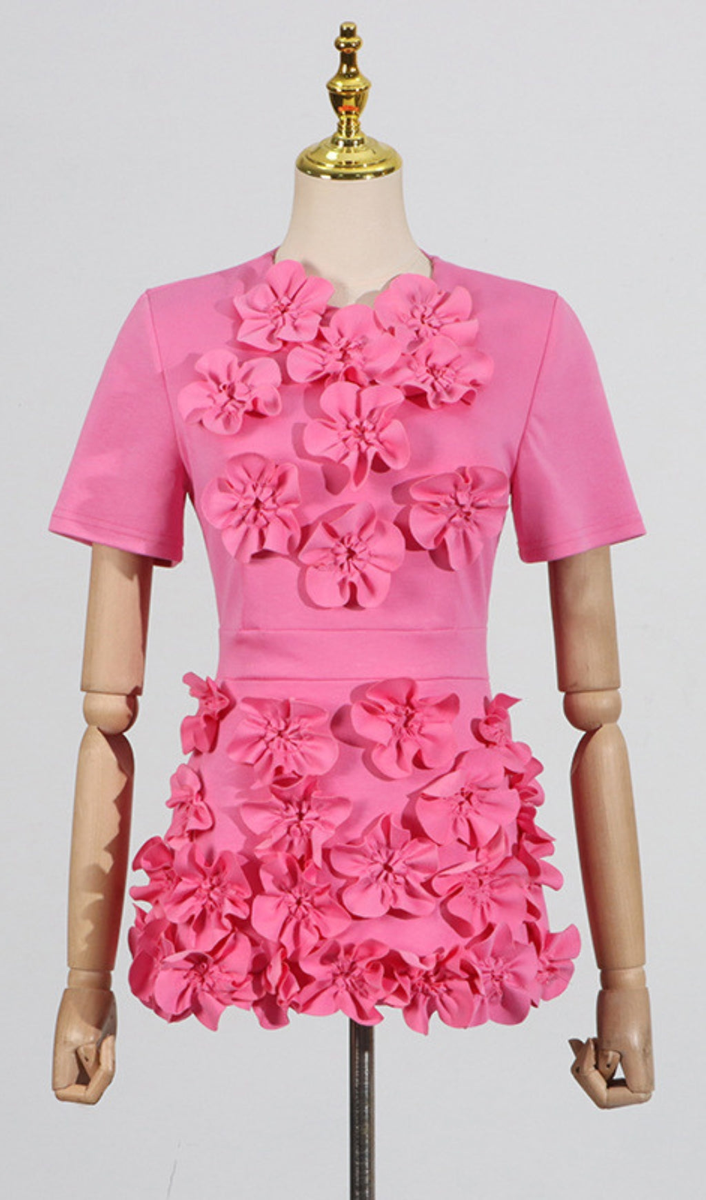 trista Flower Two-Piece Set in pink Flowering Girl