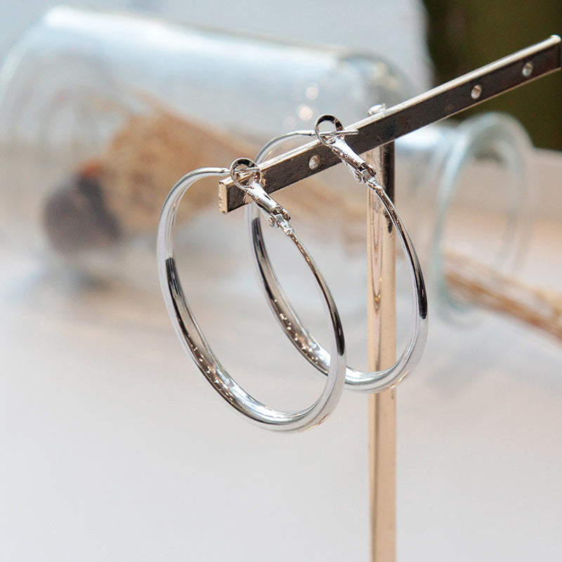 Tigerlily Hoop Earrings Flowering Girl
