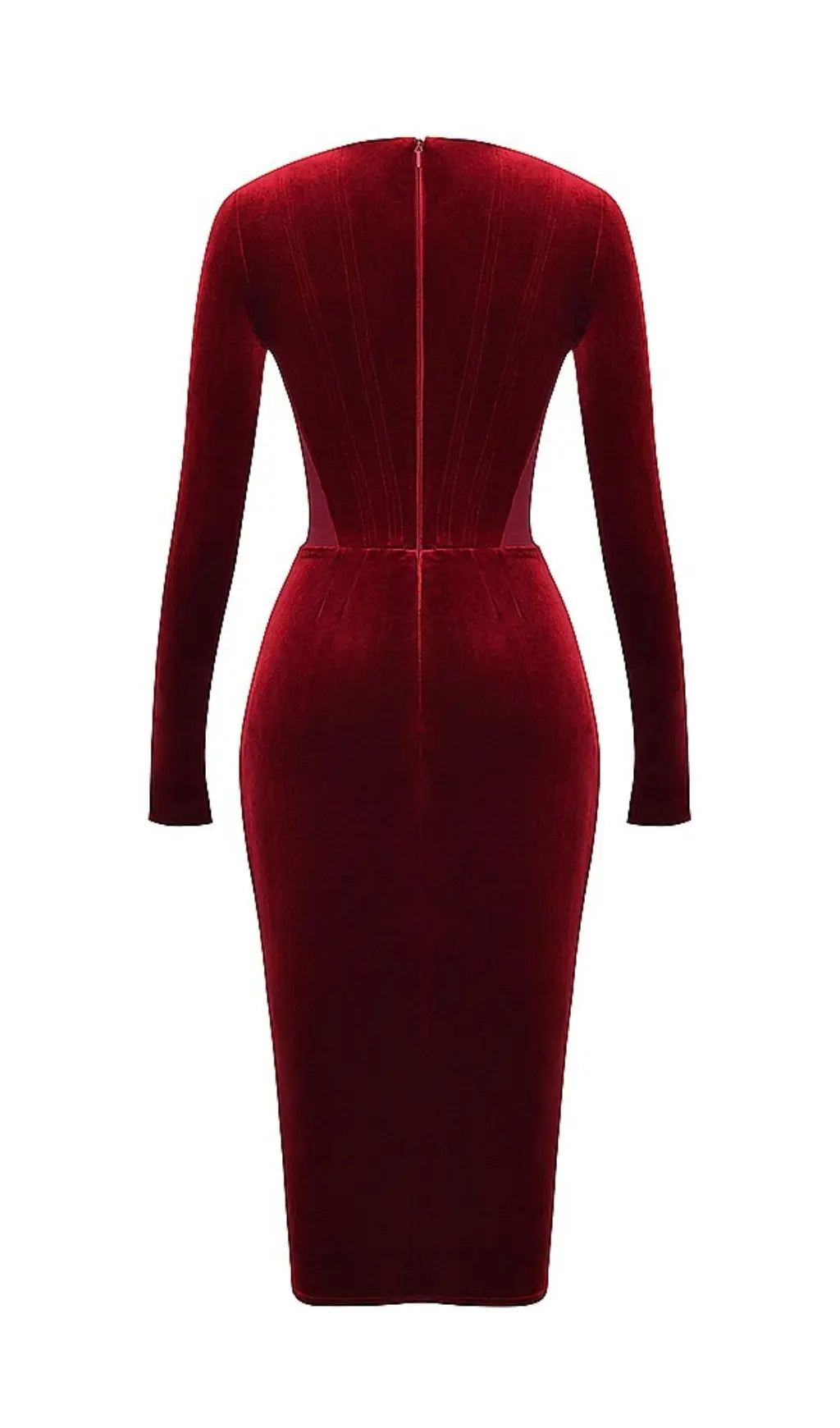 Wine Velvet Corset Dress Flowering Girl