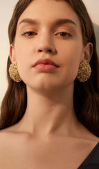 Lenn Gold Earrings Flowering Girl