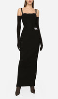 Aarya Ribbed-Knit Maxi Dress Flowering Girl