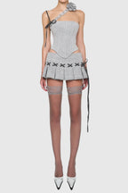 Julianna Floral Lace Up Set Flowering Girl