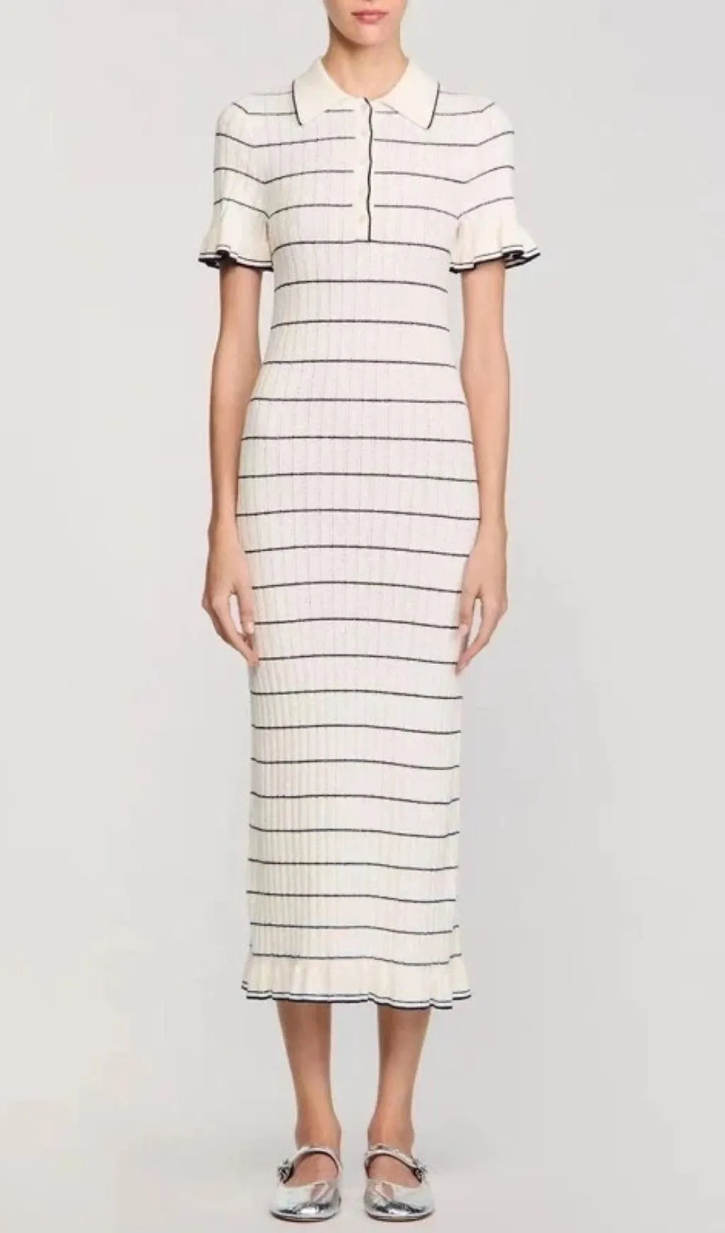 Jyoti Knit Midi Dress Flowering Girl