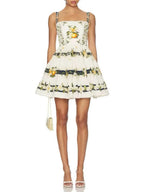 Meara Floral Mini Dress Flowering Girl
