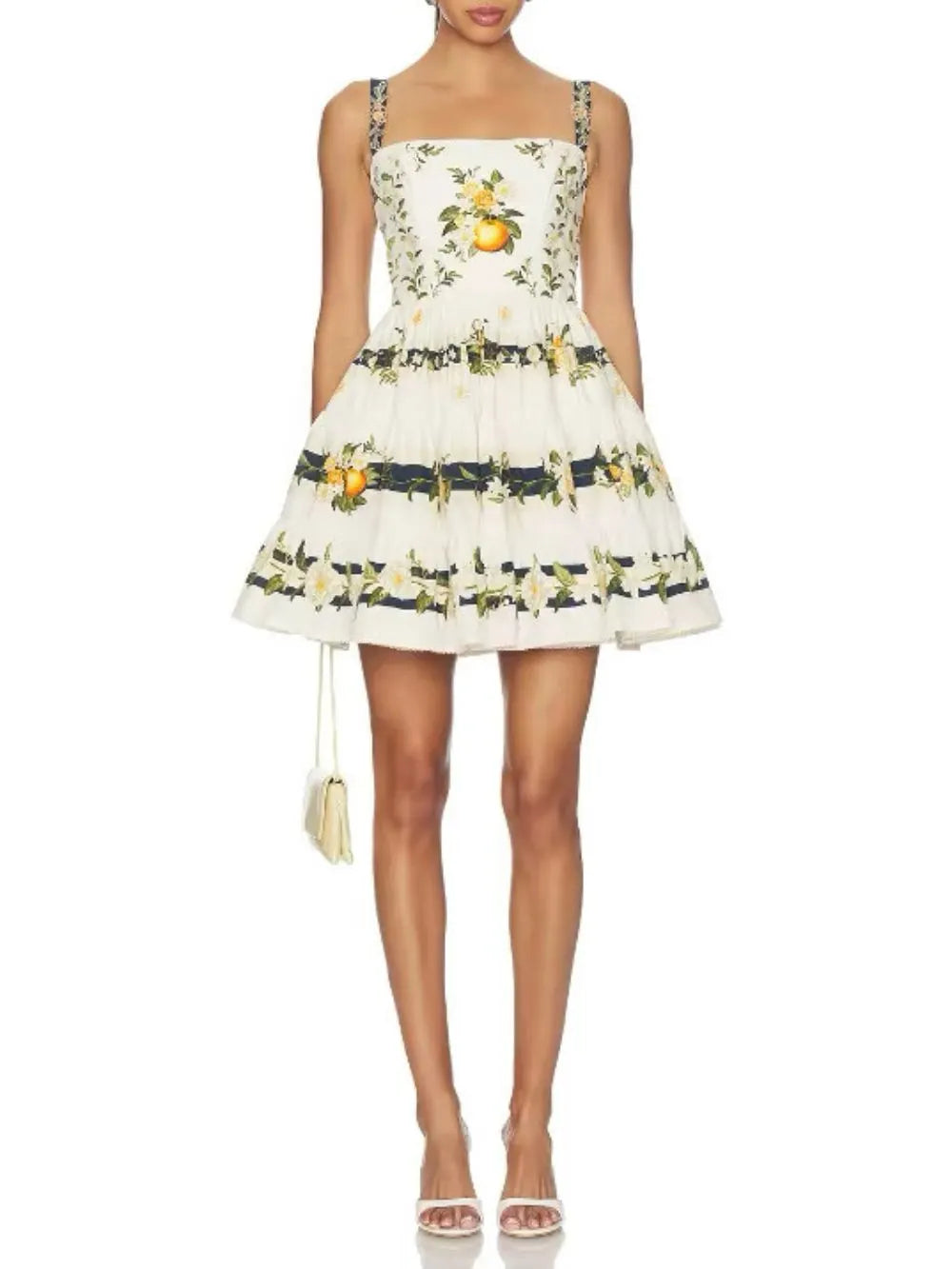 Meara Floral Mini Dress Flowering Girl