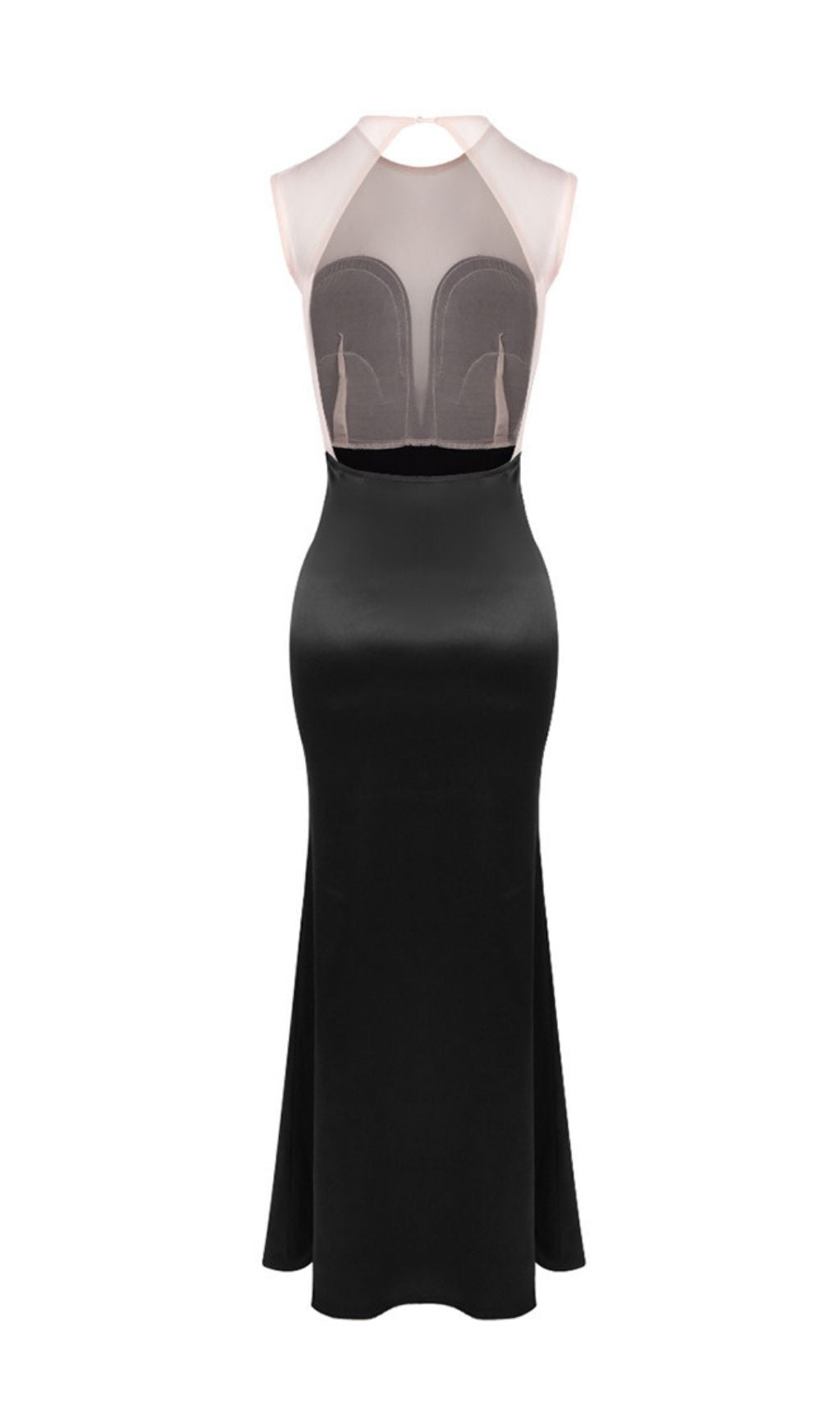 Katell Black Sleeveless Tassel Backless Maxi Dress Flowering Girl