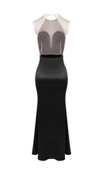 Katell Black Sleeveless Tassel Backless Maxi Dress Flowering Girl