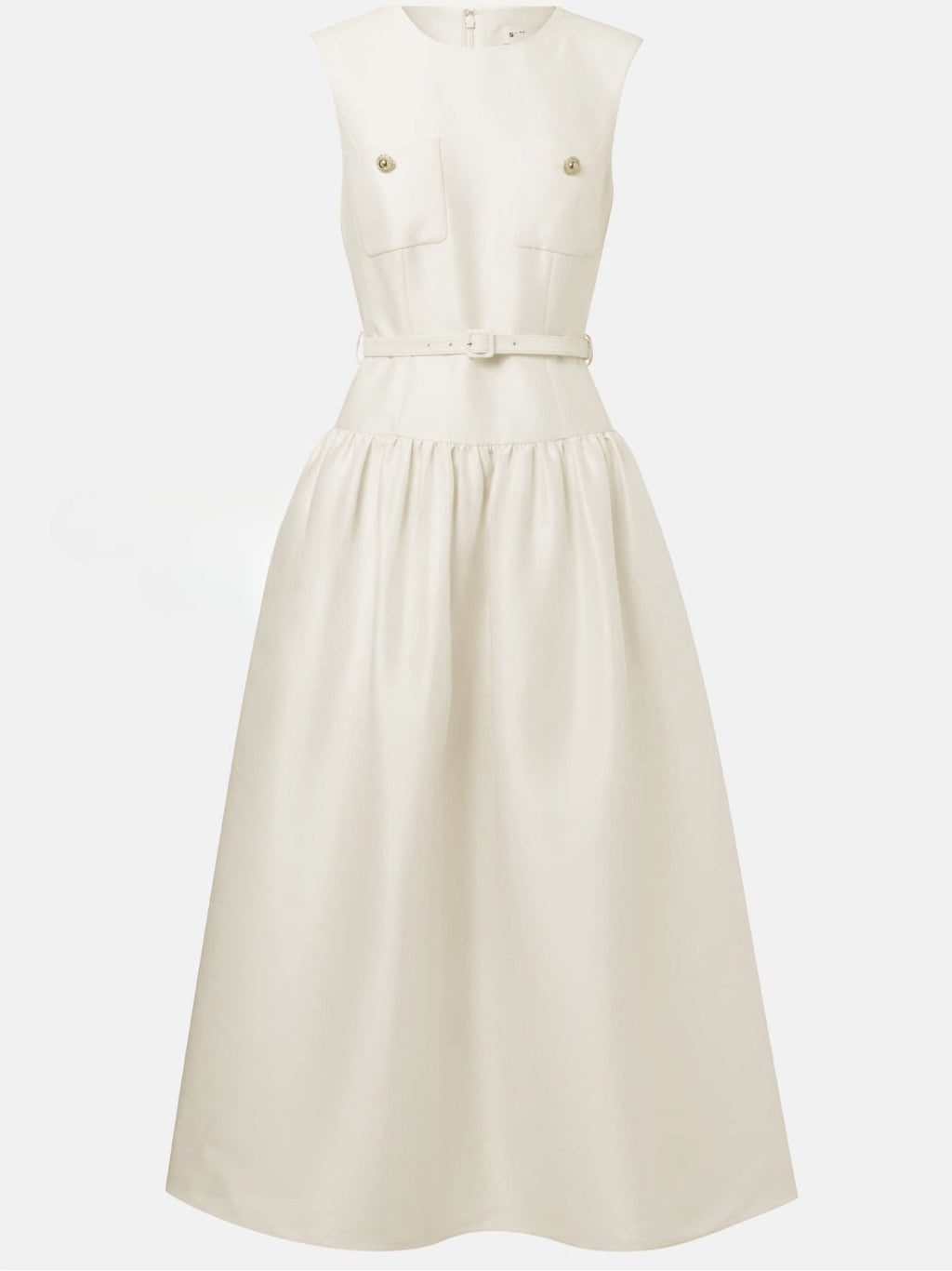 Jocelyn Bowknot-Side Bandage Strapless Maxi Dress In Apricot Flowering Girl