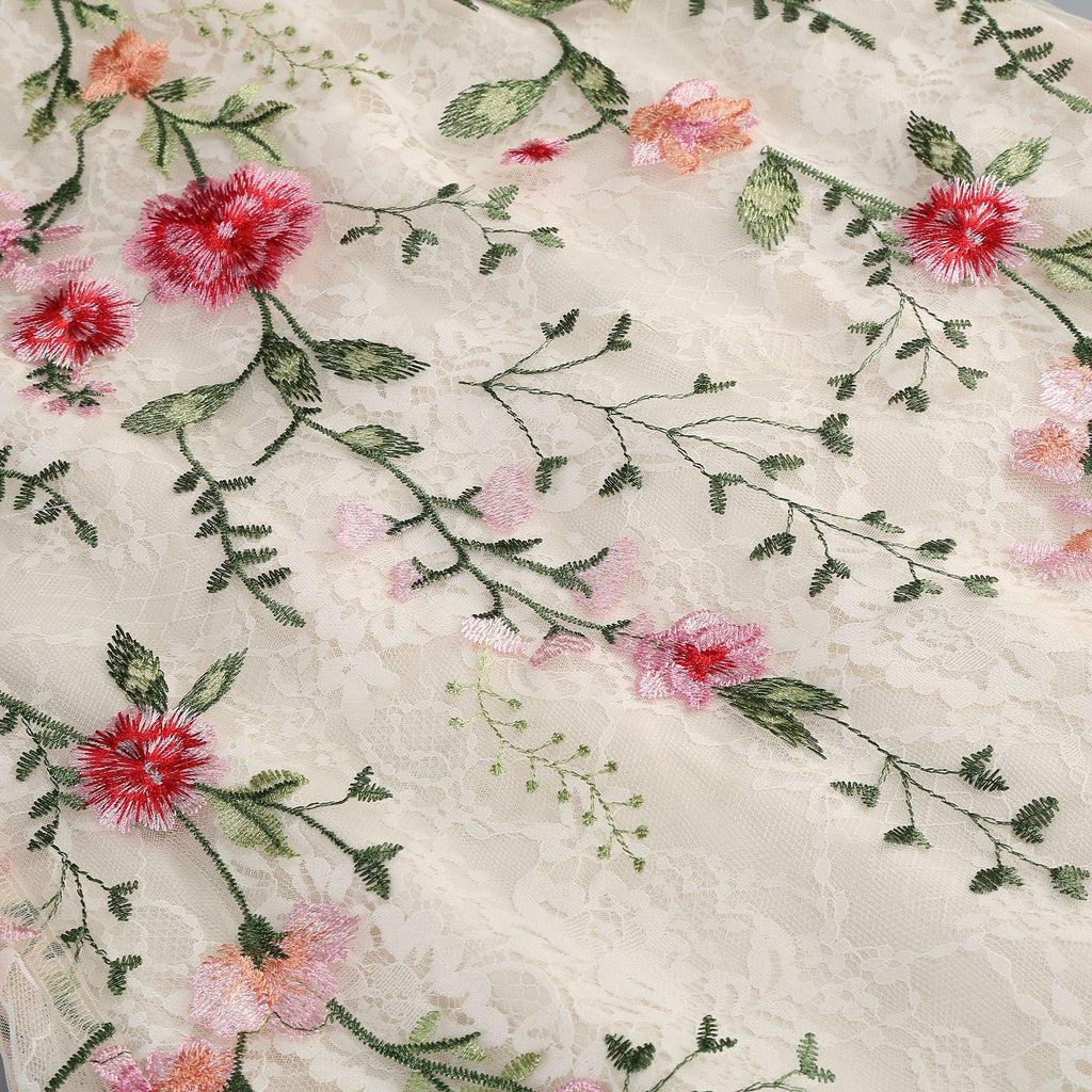 Cream Lace Mermaid Dress Flowering Girl