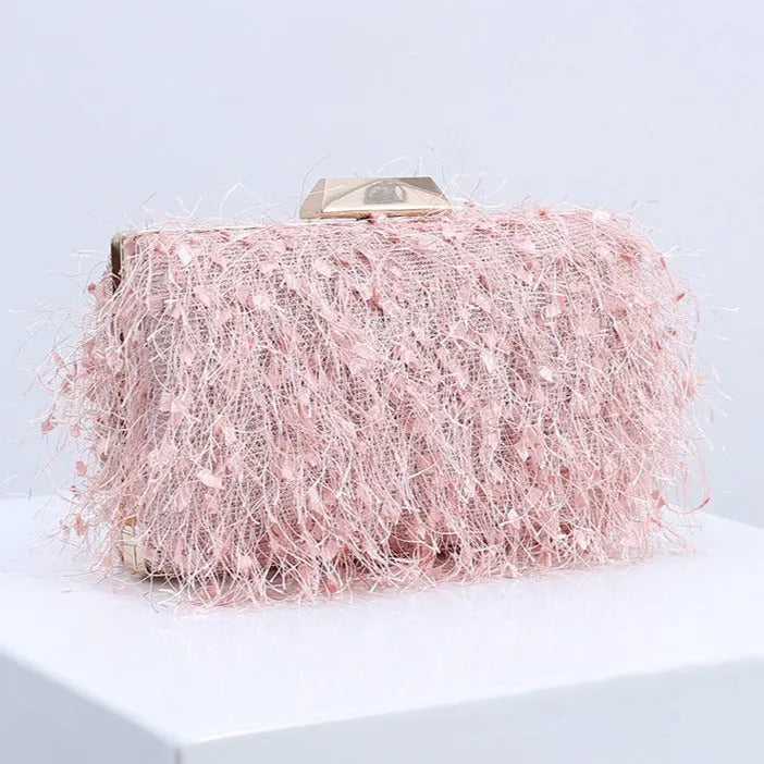 Andromeda Square Tassel Clutch Flowering Girl
