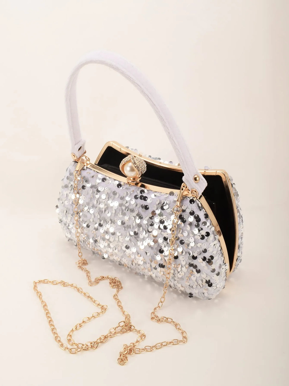 Anahid Sequin Clutch Flowering Girl