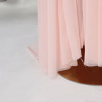 Pale Pink Lightweight Jersey Mermaid Gown Flowering Girl