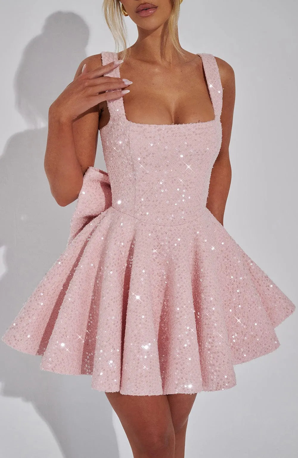 Dorothy Mini Dress - Blush Flowering Girl