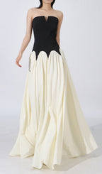 Dustie Strapless Maxi Dress Flowering Girl