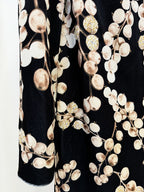 Chaha Redcurrant Print Velvet Mini Dress Flowering Girl