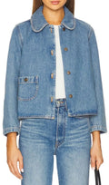 Harmoni Denim Jacket Flowering Girl