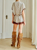 Maty Floral Lace Mini Dress Flowering Girl