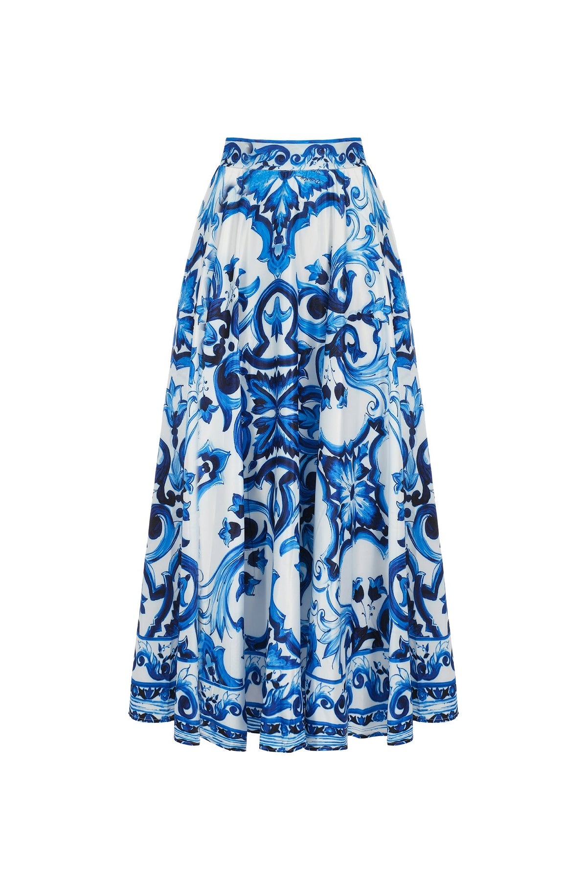 Kaona Halter Floral Printed Top And Skirt Two-Piece Set Flowering Girl