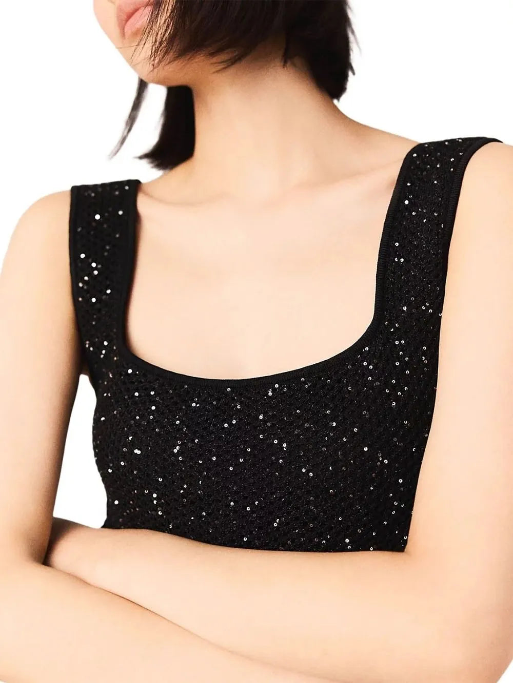 Sequin Knit Maxi Dress Flowering Girl