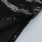 Vivien Off-Shoulder Sequin Prom Maxi Dress In Black Flowering Girl