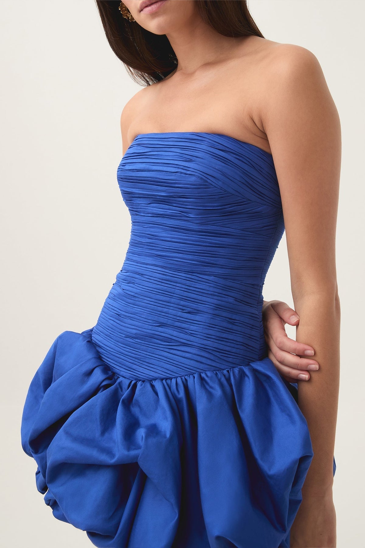 Violette Bubble Hem Mini Dress Flowering Girl