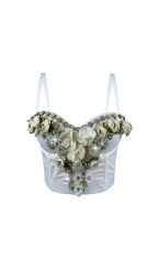 Fallon Flower Crop Top Flowering Girl