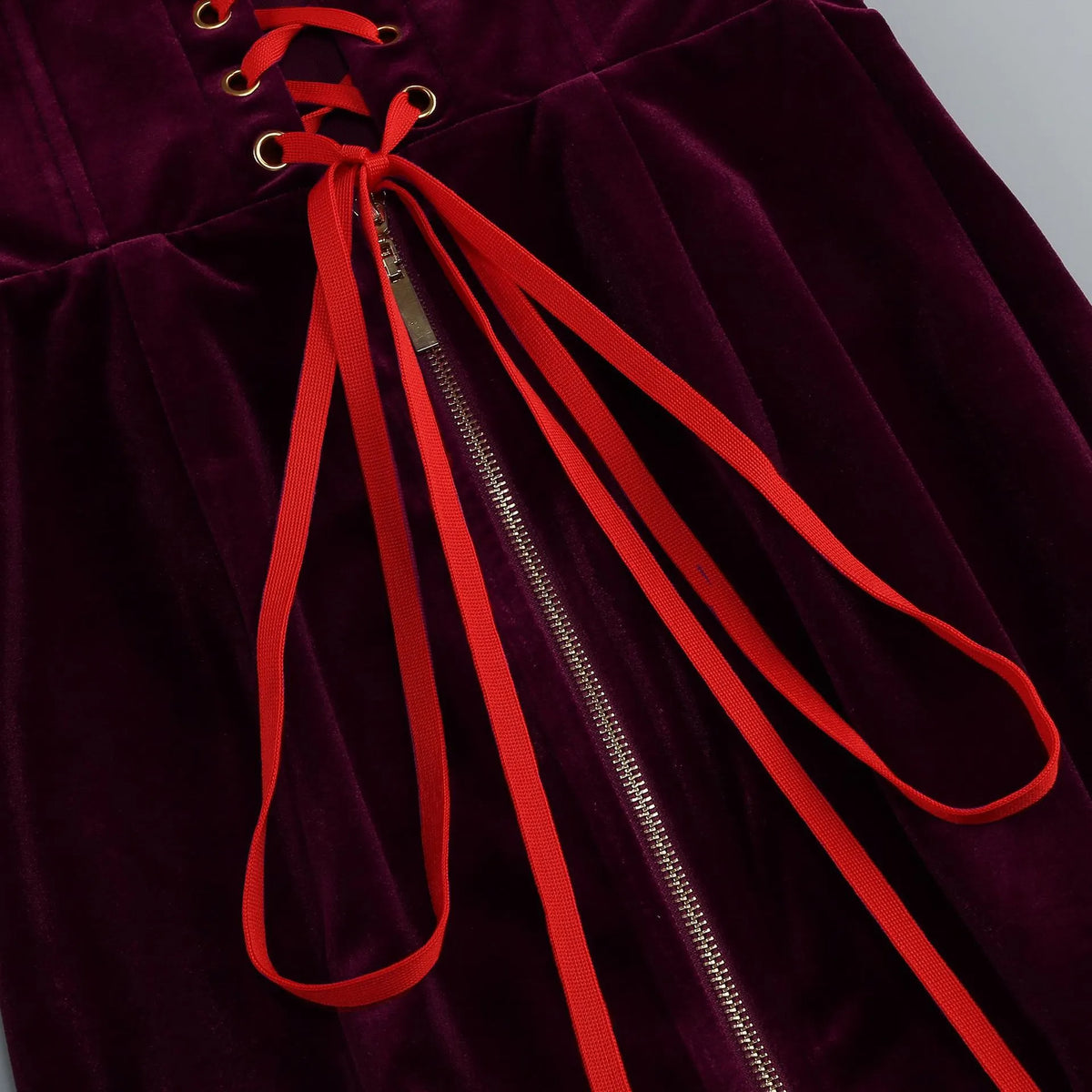 Maston Fuchsia Corset Velvet Maxi Dress With Gloves Flowering Girl