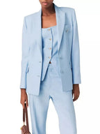 Vigalue Double Breasted Suit Jacket Flowering Girl