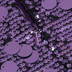 Isabela Purple Sequin Mini Dress Flowering Girl
