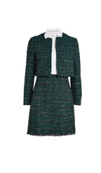 TWEED JACKET MINI DRESS SUIT Flowering Girl
