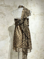 Mats Leopard Mini Dress Flowering Girl