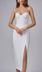 Strappy Slim Midi Dress Flowering Girl
