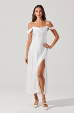 Kitura Cold Shoulder Midi Dress Flowering Girl
