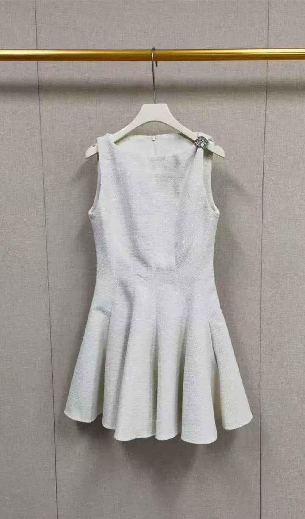 Flared Mini Dress Flowering Girl