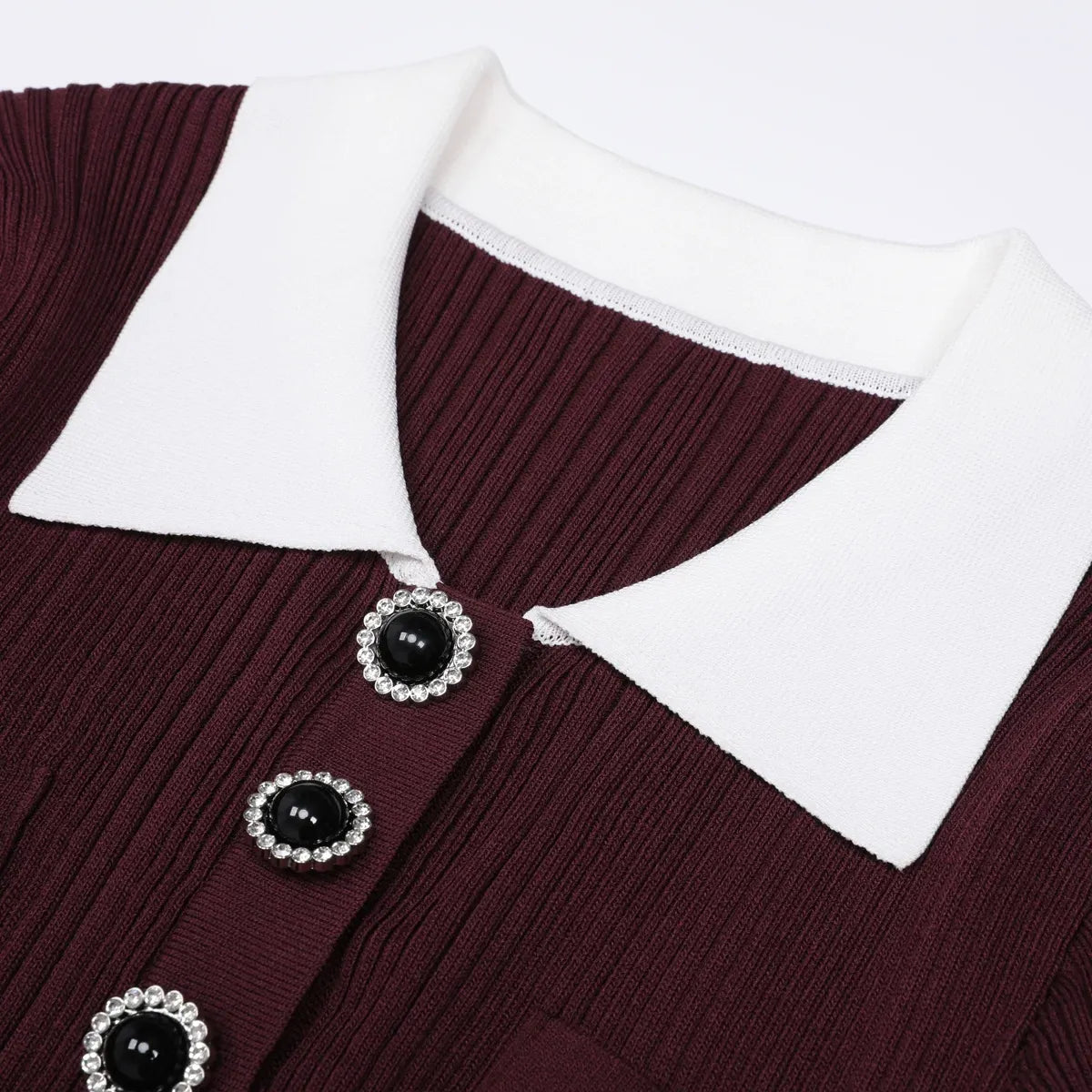 Javier Knit Long Sleeve Midi Dress Flowering Girl
